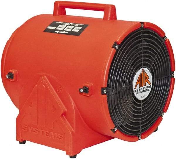 AIR Systems - 12" Inlet, Electric AC Ventilation Fan - 1 hp, 1,866 CFM (Free Air), 115 Max Voltage Rating - Industrial Tool & Supply