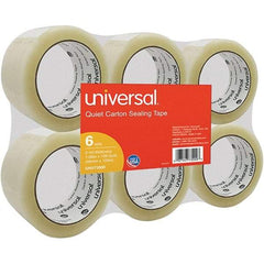 UNIVERSAL - 48mm Wide x 2mm Thick x 100m Long, 73000 Box Sealing & Label Protection Tape - Clear - Industrial Tool & Supply