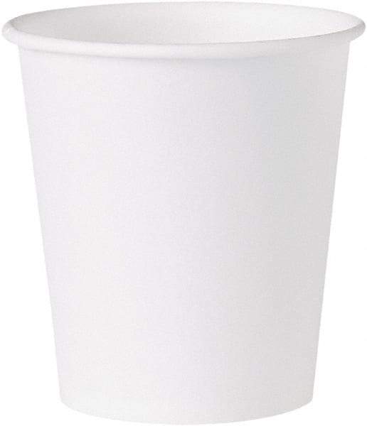 Solo - Paper Water Cups, 3 oz, 100/Bag, 50 Bags/Carton - White - Industrial Tool & Supply