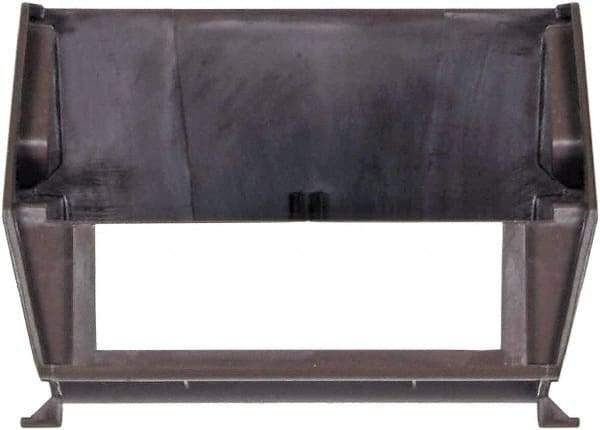 Triton - 12 Lb. Load Capacity, 5-3/8" Deep, Brown Polypropylene Hopper Stacking Bin - 3" High x 4-1/8" Wide x 5-3/8" Long - Industrial Tool & Supply