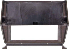 Triton - 12 Lb. Load Capacity, 5-3/8" Deep, Brown Polypropylene Hopper Stacking Bin - 3" High x 4-1/8" Wide x 5-3/8" Long - Industrial Tool & Supply