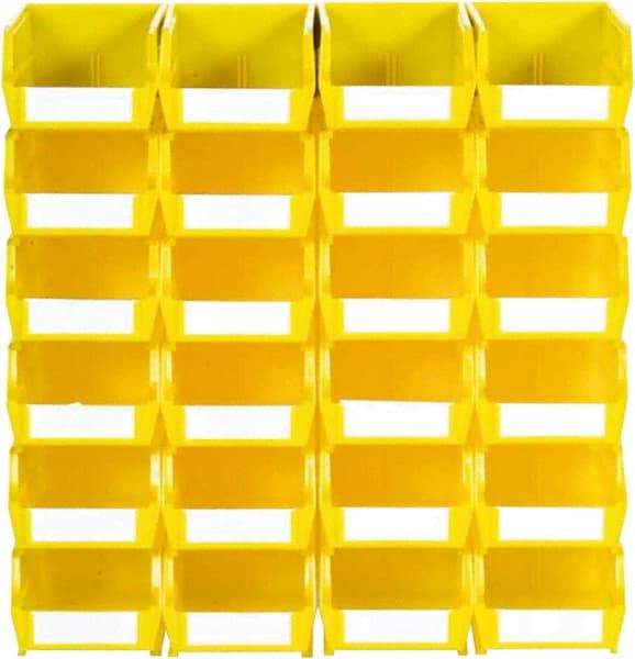 Triton - 12 Lb. Load Capacity, 5-3/8" Deep, Multi-Colored Polypropylene Bin System - 3" High x 4-1/8" Wide x 5-3/8" Long - Industrial Tool & Supply