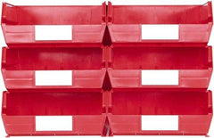 Triton - 55 Lb. Load Capacity, 10-7/8" Deep, Multi-Colored Polypropylene Bin System - 5" High x 11" Wide x 10-7/8" Long - Industrial Tool & Supply