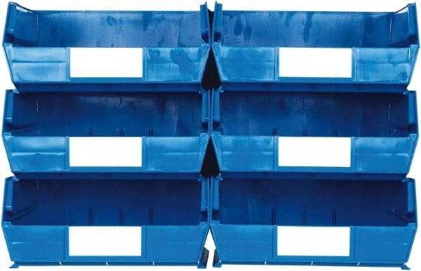 Triton - 55 Lb. Load Capacity, 10-7/8" Deep, Multi-Colored Polypropylene Bin System - 5" High x 11" Wide x 10-7/8" Long - Industrial Tool & Supply