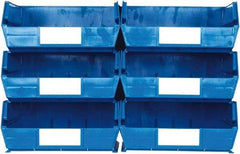 Triton - 55 Lb. Load Capacity, 10-7/8" Deep, Multi-Colored Polypropylene Bin System - 5" High x 11" Wide x 10-7/8" Long - Industrial Tool & Supply