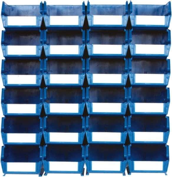 Triton - 12 Lb. Load Capacity, 7-3/8" Deep, Multi-Colored Polypropylene Bin System - 3" High x 4-1/8" Wide x 7-3/8" Long - Industrial Tool & Supply