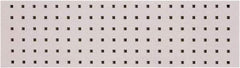 Triton - 31-1/2" Wide x 9" High Peg Board Strip - 1 Panel, Steel with Epoxy Coating, White - Industrial Tool & Supply