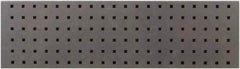 Triton - 31-1/2" Wide x 9" High Peg Board Strip - 1 Panel, Steel with Epoxy Coating, Silver - Industrial Tool & Supply