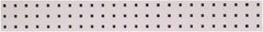 Triton - 36" Wide x 4-1/2" High Peg Board Strip - 1 Panel, Steel with Epoxy Coating, White - Industrial Tool & Supply