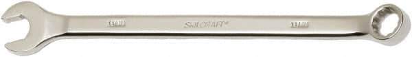 Ability One - 11mm 12 Point Combination Wrench - 15° Offset Angle, Steel, Chrome Finish - Industrial Tool & Supply