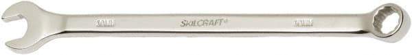 Ability One - 10mm 12 Point Combination Wrench - 15° Offset Angle, Steel, Chrome Finish - Industrial Tool & Supply