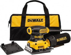 DeWALT - 14,000 OPM, Electric Orbital Sander - Square, Oscillating Sander, 2.3 Amps - Industrial Tool & Supply