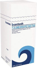 Boardwalk - Jumbo Straws, 7-3/4", Plastic, Translucent, Unwrapped, 250/Pack, 50 Pack/Carton - Industrial Tool & Supply