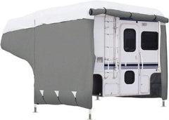 Classic Accessories - Polypropylene RV Protective Cover - 8 to 10' Long, Gray and White - Industrial Tool & Supply