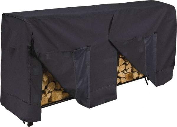 Classic Accessories - Polyester Log Rack Protective Cover - 96 x 24 x 42", Black - Industrial Tool & Supply