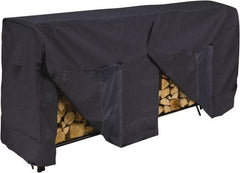 Classic Accessories - Polyester Log Rack Protective Cover - 96 x 24 x 42", Black - Industrial Tool & Supply
