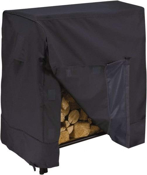 Classic Accessories - Polyester Log Rack Protective Cover - 48 x 24 x 42", Black - Industrial Tool & Supply