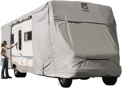 Classic Accessories - Polyester RV Protective Cover - 29 to 32' Long x 122" High, Gray - Industrial Tool & Supply