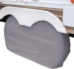 Classic Accessories - Polyvinyl Chloride RV Protective Cover - 27 to 30" Diam 8" Wide, Gray - Industrial Tool & Supply