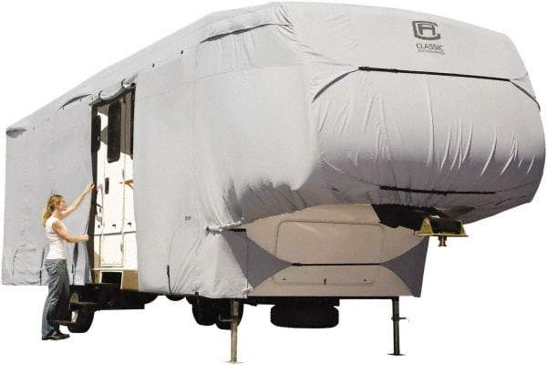 Classic Accessories - Polyester RV Protective Cover - 20 to 23' Long x 122" High, Gray - Industrial Tool & Supply