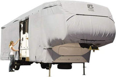 Classic Accessories - Polyester RV Protective Cover - 20 to 23' Long x 122" High, Gray - Industrial Tool & Supply