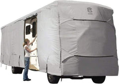 Classic Accessories - Polyester RV Protective Cover - 37 to 40' Long x 140" High, Gray - Industrial Tool & Supply