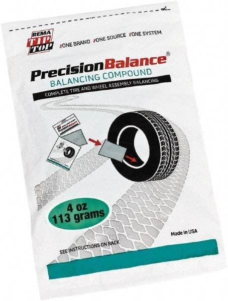 Rema Tip Top - 8 oz. Bag Wheel Balancing Formula - For Tires & Wheels - Industrial Tool & Supply