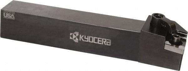 Kyocera - MCLN, Left Hand Cut, 95° Lead Angle, 1" Shank Height x 1" Shank Width, Negative Rake Indexable Turning Toolholder - 6" OAL, CN.. 43.. Insert Compatibility, Series MCLN - Industrial Tool & Supply