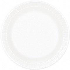 DART - Concorde Foam Plate, 6" dia, 1000/Carton - White - Industrial Tool & Supply