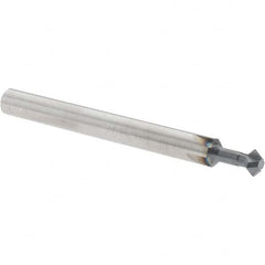 Accupro - 3/16° 3/16" Cut Diam, 0.093" Cut Width, 3/16" Shank, Solid Carbide Double-Angle Cutter - Industrial Tool & Supply