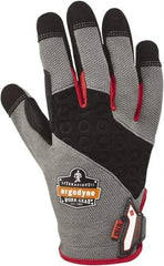 Ergodyne - Size S (7), ANSI Cut Lvl A4, Puncture Lvl 4, Abrasion Lvl 3, Armortex Cut Resistant Gloves - Hook & Loop Cuff, Gray, Paired - Industrial Tool & Supply