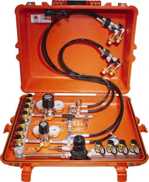 AIR Systems - SCBA/EEBA Air Distribution Box - Use with SAR & Self-Contained Breathing Apparatus (SCBA) - Industrial Tool & Supply