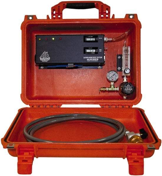 AIR Systems - SCBA/EEBA Cylinder Air Test Meter - Use with Air Quality Testing - Industrial Tool & Supply