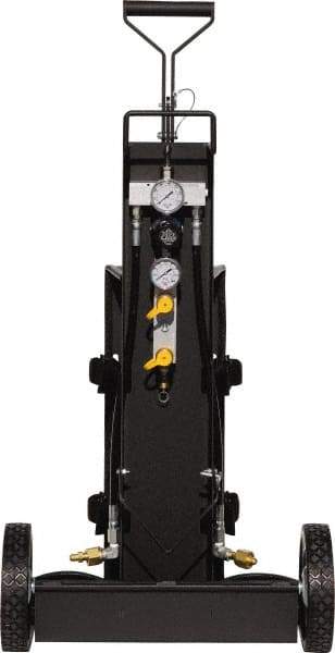 AIR Systems - SCBA/EEBA Breathing Air Bottle Cart - Use with Self-Contained Breathing Apparatus (SCBA) - Industrial Tool & Supply