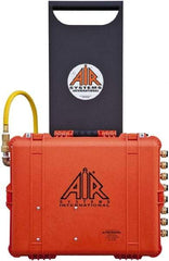 AIR Systems - 100 CFM Portable SAR Grade-D Filtration Blast-Air Cart - 8 Respirator Outlets, 1/2" Inlet, 1/4" Outlet - Industrial Tool & Supply