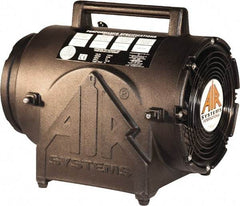 AIR Systems - 8" Inlet, Electric AC Contractor Grade Axial Fan - 0.33 hp, 823 CFM (Free Air), Explosion Proof, 220 Max Voltage Rating - Industrial Tool & Supply