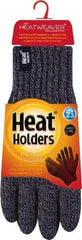 Grabber - Size M Work Gloves - For General Purpose, Uncoated, Slip-On Cuff, Full Fingered, Navy, Paired - Industrial Tool & Supply