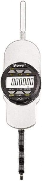 Starrett - Electronic Drop Indicators Minimum Measurement (Decimal Inch): 0.0000 Minimum Measurement (mm): 0.00 - Industrial Tool & Supply