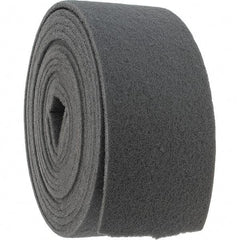 Brite Star - 30' Long x 6" Wide Nonwoven Roll - Very Fine Grade, Gray, Silicon Carbide - Industrial Tool & Supply