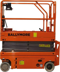Ballymore - Cherry Pickers (Personal Lifts) Type: Drivable Mini Scissor Lift Type of Power: 24V DC - Industrial Tool & Supply