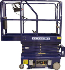 Ballymore - Cherry Pickers (Personal Lifts) Type: Drivable Mini Scissor Lift Type of Power: 12V DC - Industrial Tool & Supply