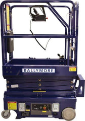 Ballymore - Cherry Pickers (Personal Lifts) Type: Drivable Mini Scissor Lift Type of Power: 12V DC - Industrial Tool & Supply