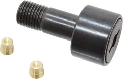 Accurate Bushing - 3/4" Roller Diam x 1/2" Width, 3/8" Stud Diam x 7/8" Length, Stud Cam Follower - Steel, 3/8" Thread Length, 3/8-24 Thread, 1-3/8" OAL, 2,140 Lb Dynamic Cap, 2,260 Lb Static Cap - Industrial Tool & Supply