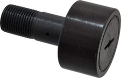 Accurate Bushing - 1-3/4" Roller Diam x 1" Width, 3/4" Stud Diam x 1-3/4" Length, Stud Cam Follower - Steel, 7/8" Thread Length, 3/4-16 Thread, 2-3/4" OAL, 7,870 Lb Dynamic Cap, 7,950 Lb Static Cap - Industrial Tool & Supply