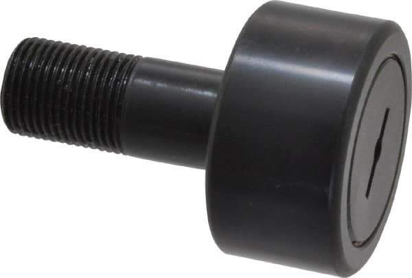 Accurate Bushing - 1-7/8" Roller Diam x 1" Width, 3/4" Stud Diam x 1-3/4" Length, Stud Cam Follower - Steel, 7/8" Thread Length, 3/4-16 Thread, 2-3/4" OAL, 7,870 Lb Dynamic Cap, 7,950 Lb Static Cap - Industrial Tool & Supply