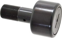 Accurate Bushing - 2" Roller Diam x 1-1/4" Width, 7/8" Stud Diam x 2" Length, Stud Cam Follower - Steel, 1" Thread Length, 7/8-14 Thread, 3-1/4" OAL, 10,370 Lb Dynamic Cap, 10,700 Lb Static Cap - Industrial Tool & Supply