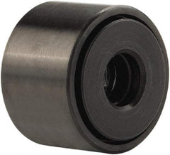 Accurate Bushing - 5/8" Bore, 2" Roller Diam x 1-1/4" Roller Width, Stainless Steel Yoke Cam Follower - 5,660 Lb Dynamic Load Capacity, 1-5/16" Overall Width - Industrial Tool & Supply