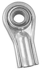 Alinabal - 3/8" ID, Female Spherical Rod End - 3/8-24 LH, Carbon Steel with Nylon Raceway - Industrial Tool & Supply