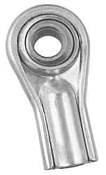 Alinabal - 5/16" ID, Female Spherical Rod End - 5/16-24 LH, Carbon Steel with Nylon Raceway - Industrial Tool & Supply