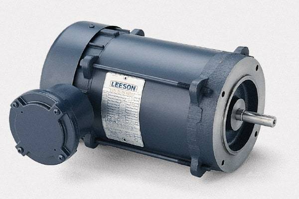 Leeson - 1/2 hp Explosion Proof Motor - F56C NEMA Frame, 208-230/460 Volts, 67% Efficiency at Full Load - Industrial Tool & Supply